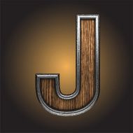 Vector wooden figure N173