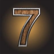 Vector wooden figure N174