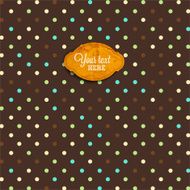 Abstract Polka Dot Background N3