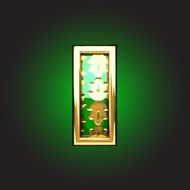vector golden figure N267