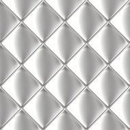 Metal silver checked pattern N12