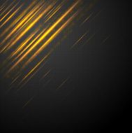 Shiny yellow abstract stripes