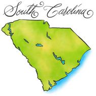 South Carolina Map N10