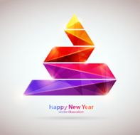 colorful christmas tree N3