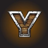 Wood and Metal Figure y