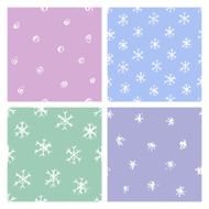 snow patterns set