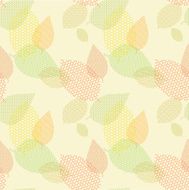 Abstract geometric vector background - leaves N2