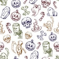Helloween seamless texture
