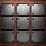 metal and brick background N163