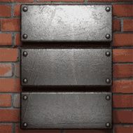 metal and brick background N165