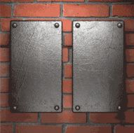 metal and brick background N166