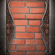 metal and brick background N173