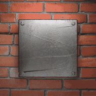 metal and brick background N176