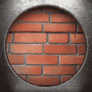 metal and brick background N177