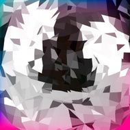 Abstract polygonal background for design