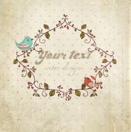 Abstract Cute Frame Paper Background