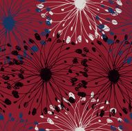 Black white and blue grunge radial pattern N2