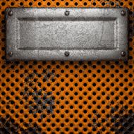 Old metal background N1362