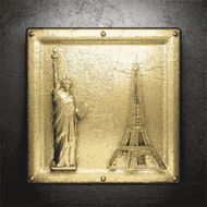 gold and silver background N241