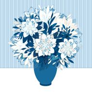 Decorative bouquet in vase N2