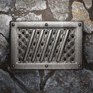 metal and stone background N374