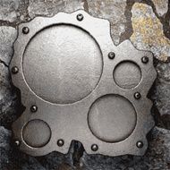metal and stone background N375