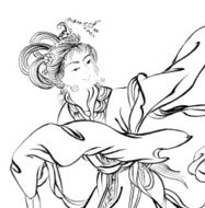 my art work --Chinese painting girl