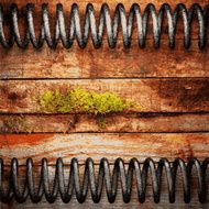 metal and wood background N456