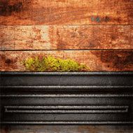 metal and wood background N461