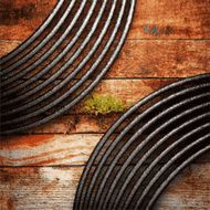 metal and wood background N462