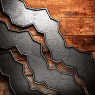 metal and wood background N463
