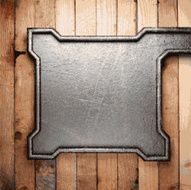 metal and wood background N464