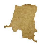 Zaire grunge treasure map