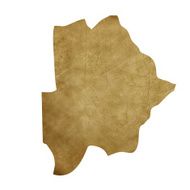 Botswana grunge treasure map