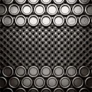 metal on wall background N199