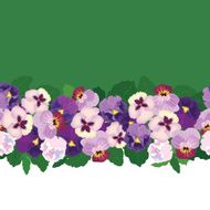 Flowers seamless border Spring wallpaper N2