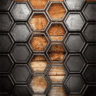 metal and wood background N478