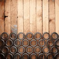 metal and wood background N480
