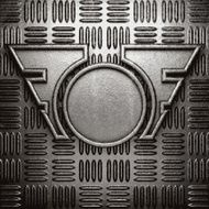 metal on wall background N200