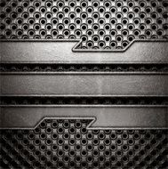 metal on wall background N208