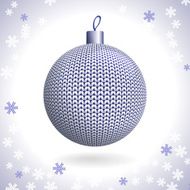 Knitted Christmas Ball N18