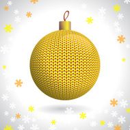 Knitted Christmas Ball N19