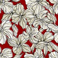 Abstract floral seamless pattern N52