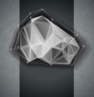 Geometric background EPS10 transparency used