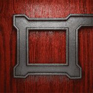 metal and wood background N491