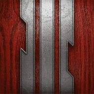 metal and wood background N493