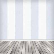 empty room interior with wallpaper N16