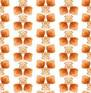 abstract floral seamless vector pattern in folk Russian style N4