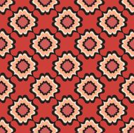 Abstract Geometric Retro Pattern