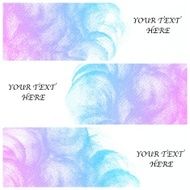 Set of Colorful water color painting background N365